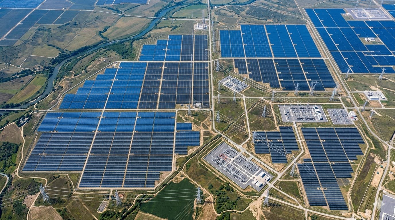 Satellite verification of a utility-scale solar portfolio during due diligence